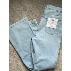 Good American Always Fits Flare Jeans Indigo Size 14-18